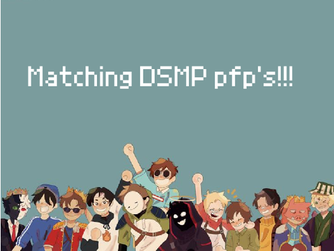 Matching Dream SMP pfp's ||