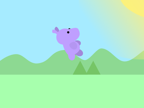 Castle hippopotamus jump