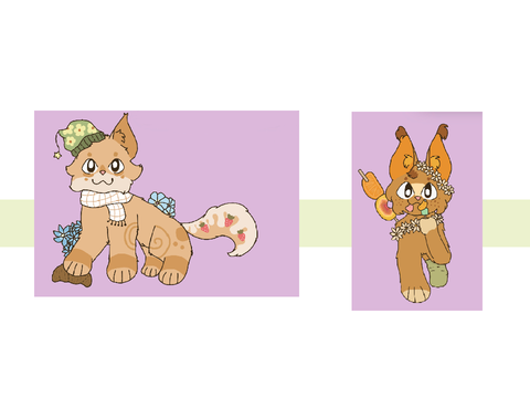 * dta * garden cats *  remix