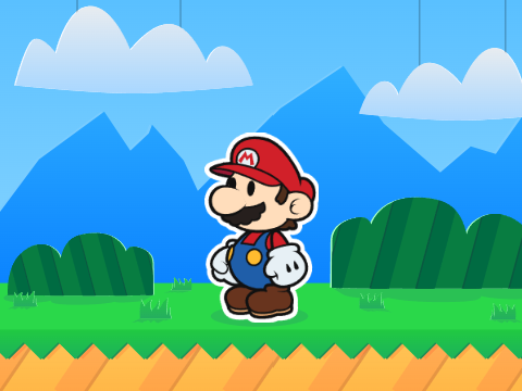 Paper Mario art style test
