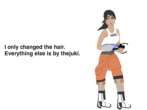Chell and GLaDOS remix; for thejuki