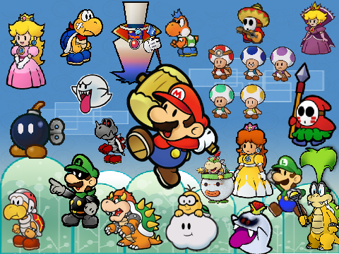 Paper mario sprites
