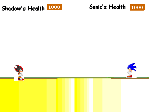 Shadow vs. sonic