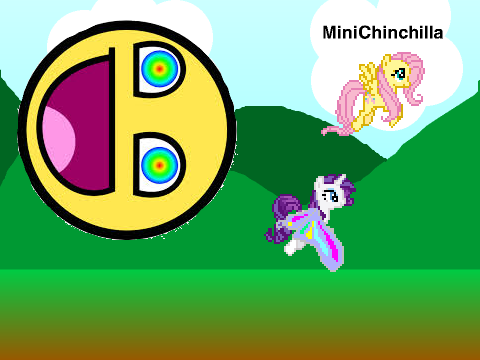 Add yourself running (or flying) from a hypnotic out-of-control epic face!!!