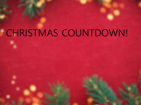 Christmas countdown!