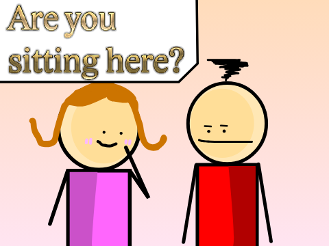 Are you sitting here? [Meme]