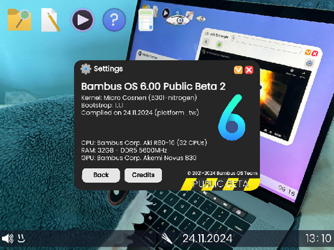 Bambus OS 6.00 Public Beta 2