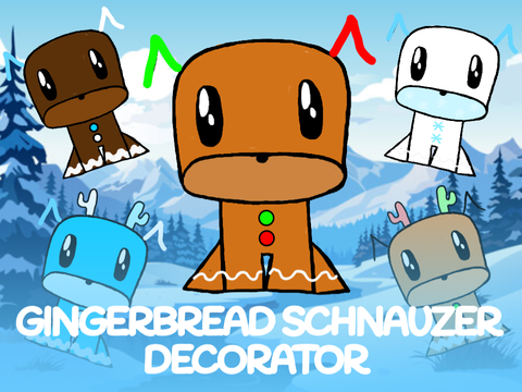 Gingerbread Schnauzer Decorator v. 1.1 | MOBILE FRIENDLY