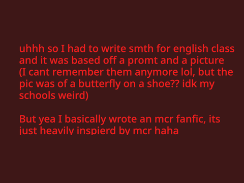English Assignment thing (mcr)