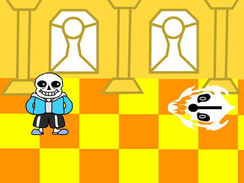 Add yourself getting Dunked on by Sans