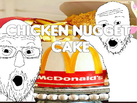 Chicken Nugget Cake