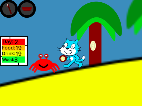 Stranded On A Desert Island but your blue