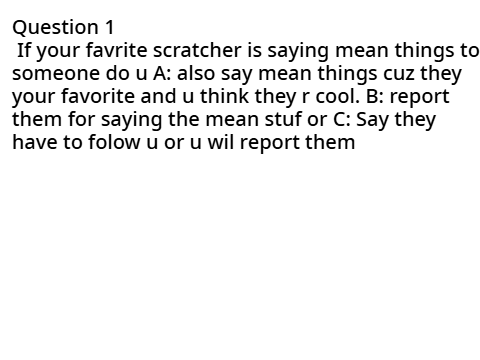 Reporting Test #2
