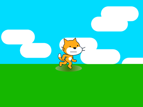i made scratch run lol