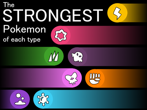 Strongest Pokémon of Every Type