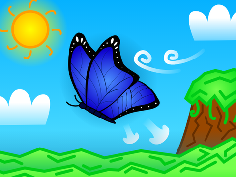 Butterfly profile picture art