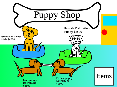 Scratchimania Puppy shop