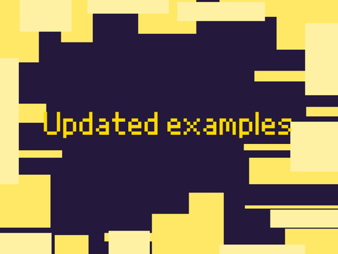updated examples