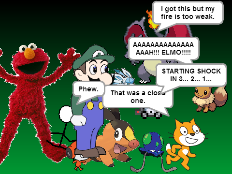 Add yourself running from Elmo!!! 4 remix-V2