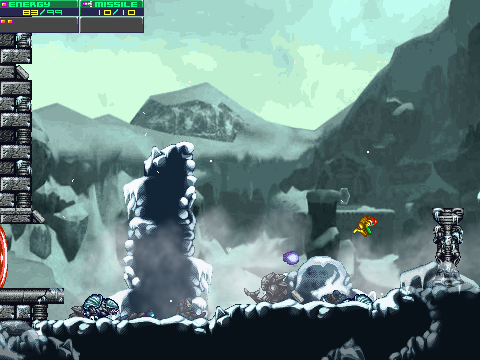 Metroid: Interlopers Baby Sheegoth AI test