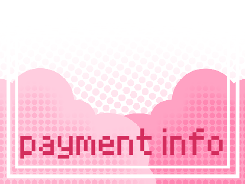 ʚɞ payment info ʚɞ