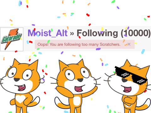 I REACHED THE FOLLOWING LIMIT!!!