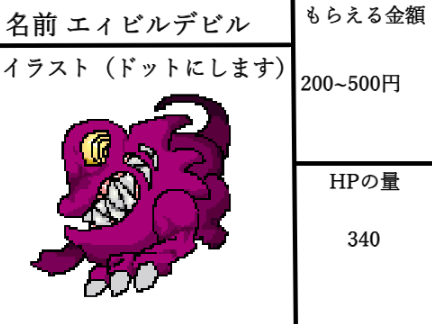 モンスター参加募集シート remix