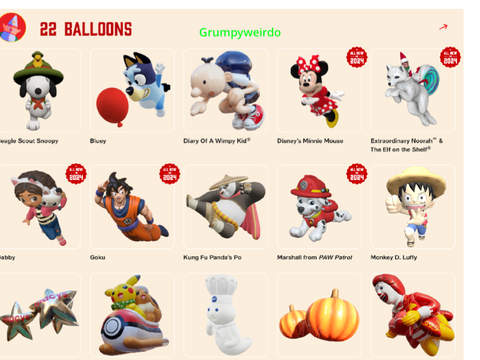 What’s your favorite balloon in 2024 thanksgiving parade?