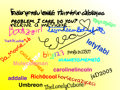 Stop Cyber-Bullying! Please sign remix remix remix