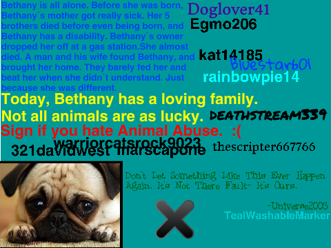 Sign If You Hate Animal Abuse! remix remix remix remix