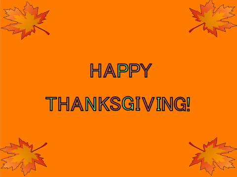 Happy Thanksgiving!