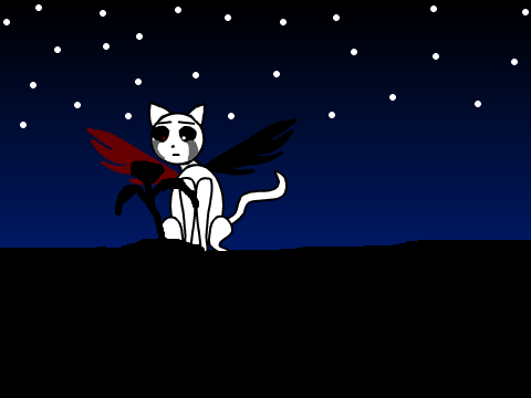 Winged Cat Speedpaint