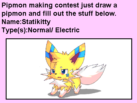 Pipmon making contest entry