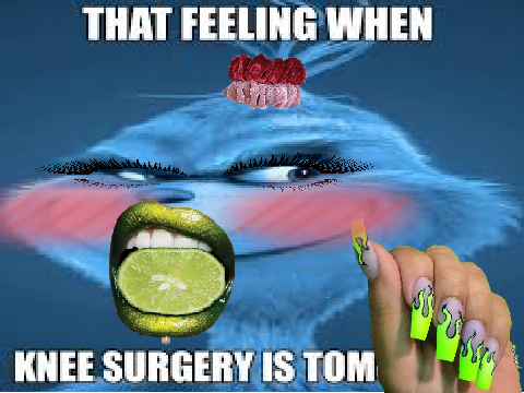 Baddie knee surgery