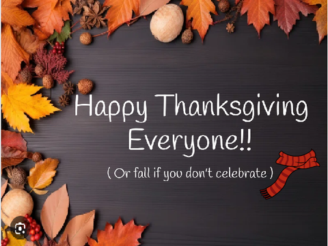 Happy Thanksgiving!!
