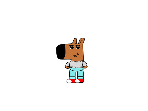 Chill guy vector