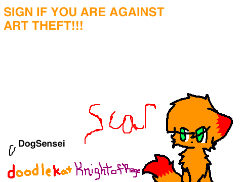 SIGN IF YOU ARE AGAINST ART THEFT!!! scar's version