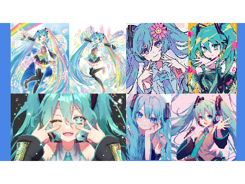 Hatsune Miku Collage Wallpaper! 3
