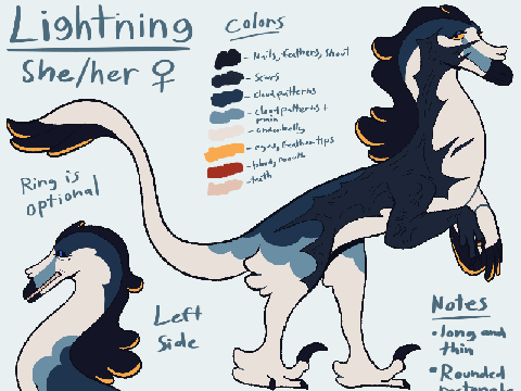 Lightning ☁︎ Character Reference 
