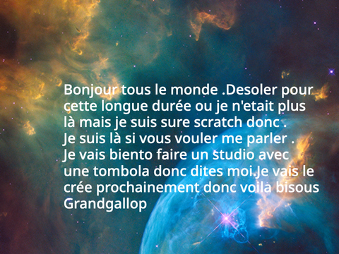 je suis de retour