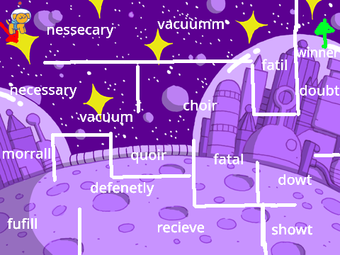 LEVEL 2- THE SPACE MAZE