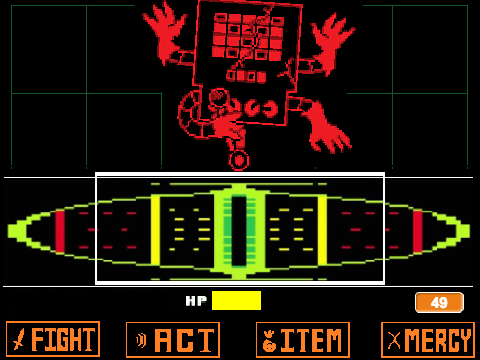 UnderFELL Mettaton Battle