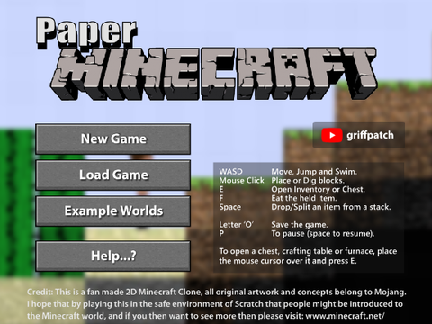 Paper Minecraft With Cheese