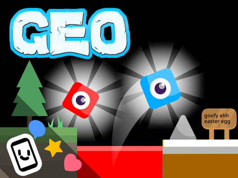 GEO||Platformer#games#Platformer#All#Art#bioooo