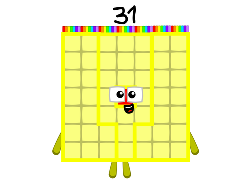 Hexadecimalblocks band 4 but in arifmetix style