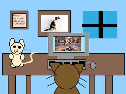 weird computer animation