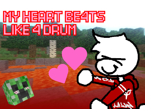 my heart beats like a drum