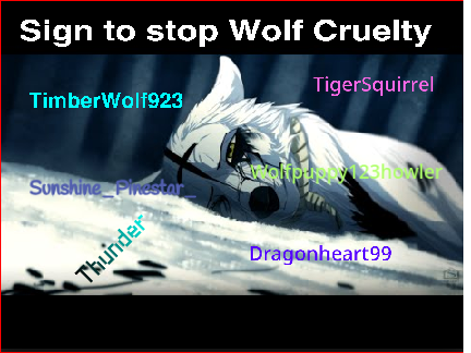 Sign to stop wolf CRUELTY remix remix remix remix remix