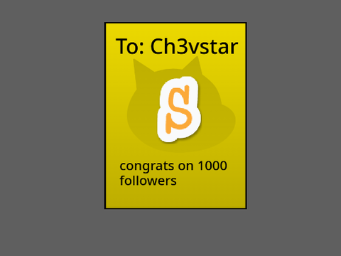Ch3vstar scratch award