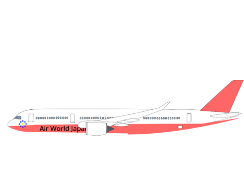 Air World Japan仕様のA350